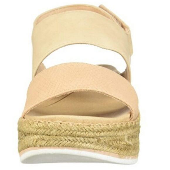 DR. SCHOLL'S NIB $69 Women's Cool Vibes Espadrille Wedge Sandal Nude Size 10M - Picture 2 of 8